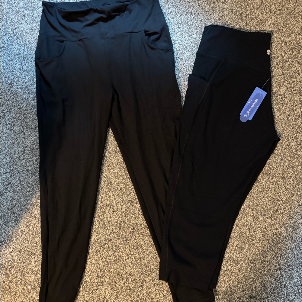 Black High-Waisted Leggings
